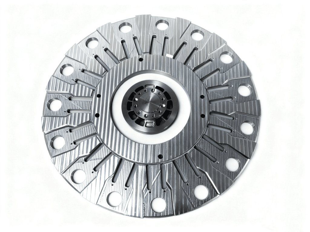 Maßgefertigte, hochpräzise, rund gefräste Aluminium-Verteilerplatte, 5-achsig CNC-bearbeitet | Ind...