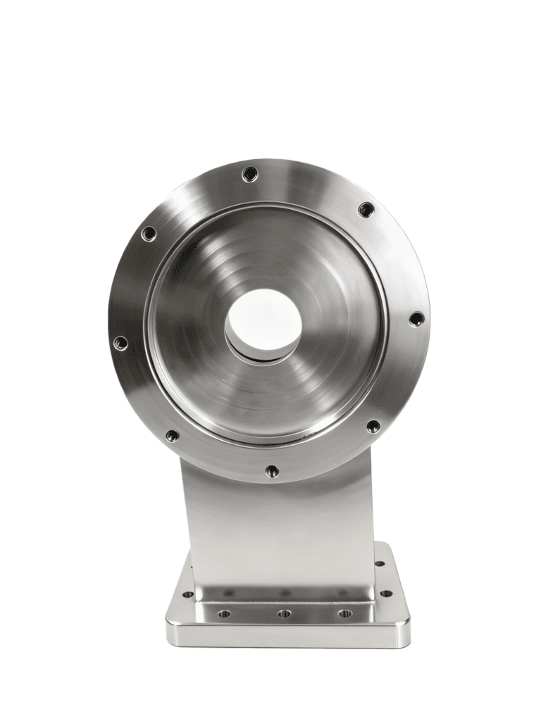 Custom 5-Axis CNC Machined Stainless Steel Bracket with Flange Base | Industria...