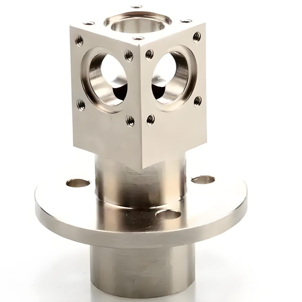 5-Axis CNC Machined Stainless Steel Multi-Port Manifold Fitting | Custom Fluid ...